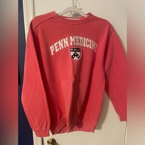 Woman’s Penn medicine crew neck sweater light pink